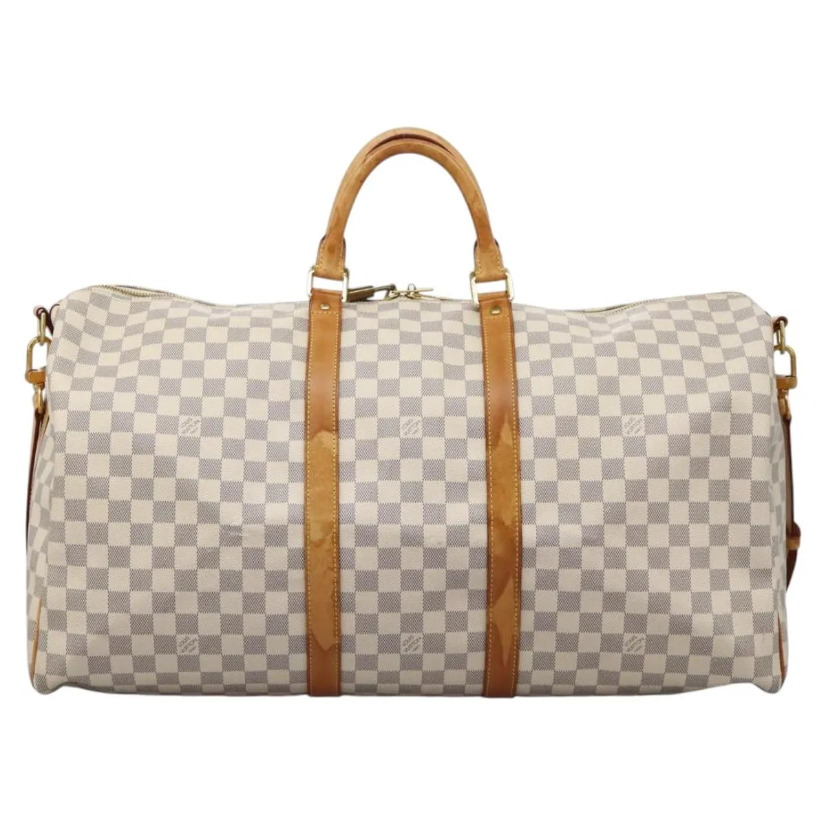 Louis Vuitton Keepall Bandoulire 55 Canvas Travel Bag (Pre-Owned)
