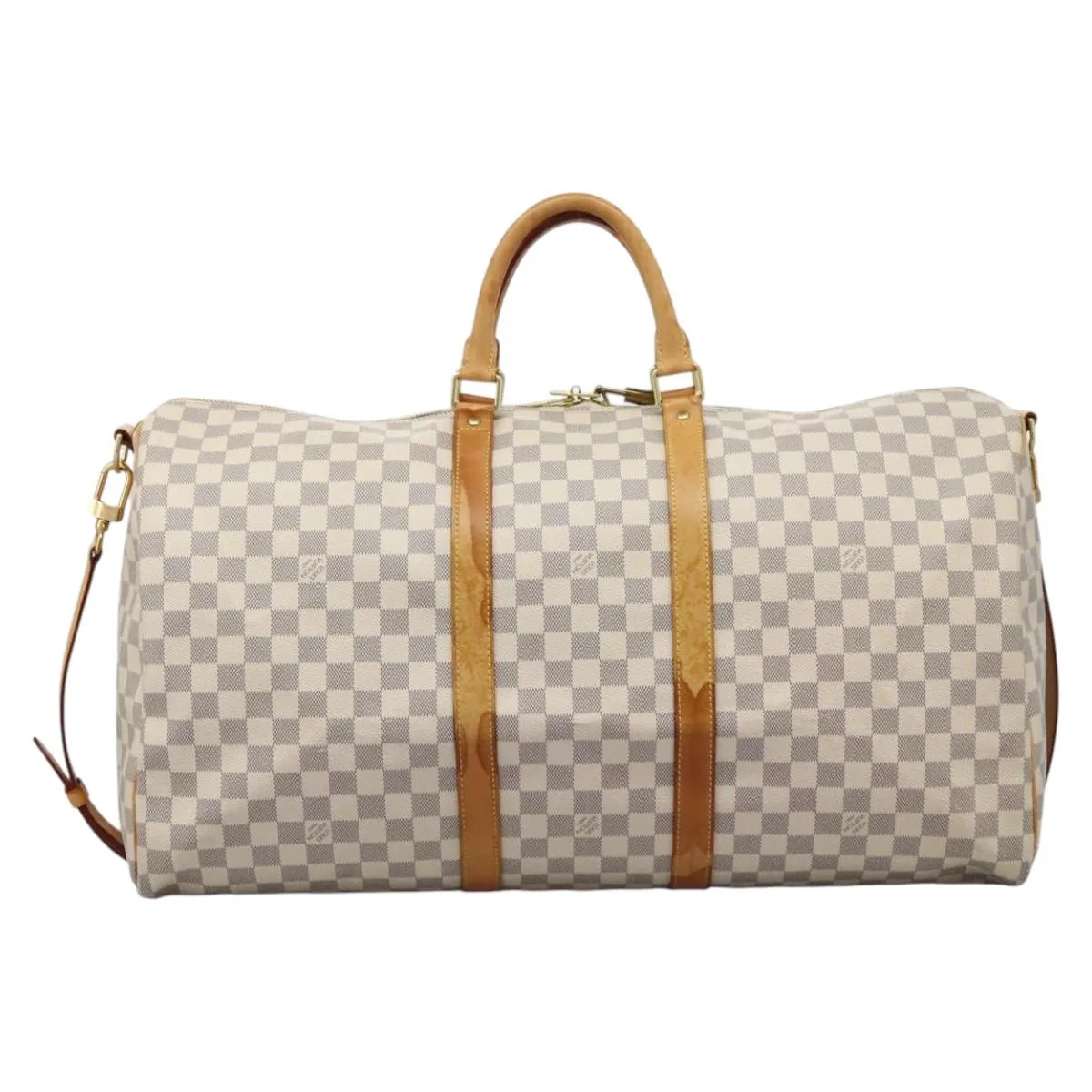 Louis Vuitton Keepall Bandoulire 55 Canvas Travel Bag (Pre-Owned)
