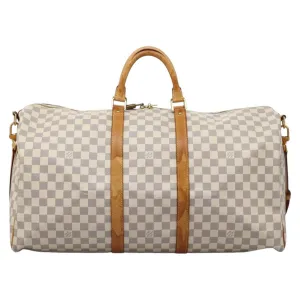 Louis Vuitton Keepall Bandoulire 55 Canvas Travel Bag (Pre-Owned)
