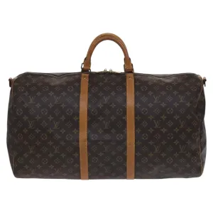 Louis Vuitton Keepall Bandoulire 60 Canvas Travel Bag (Pre-Owned)