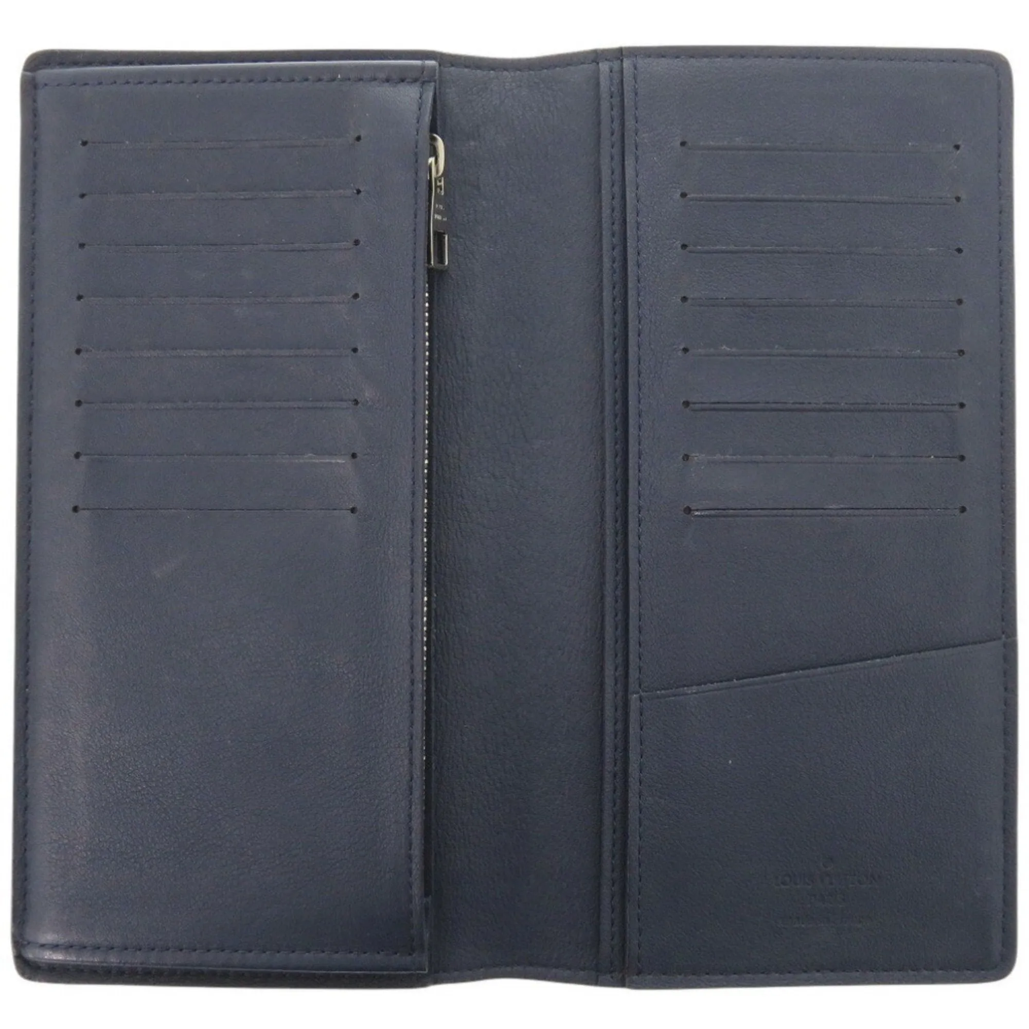 Louis Vuitton Leather Long Wallet (Bi-Fold) (Pre-Owned)
