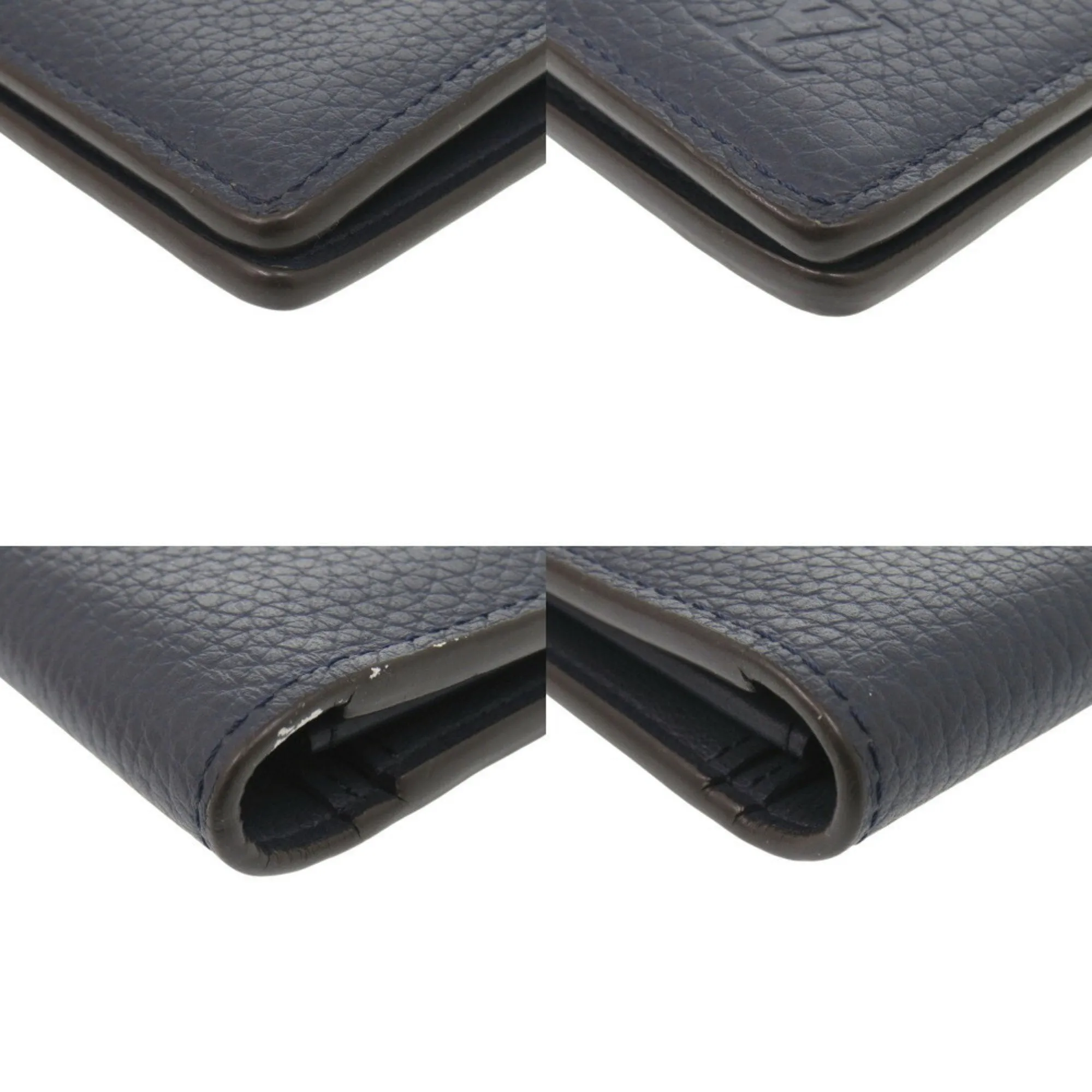 Louis Vuitton Leather Long Wallet (Bi-Fold) (Pre-Owned)