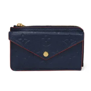 Louis Vuitton Marine Rouge Navy Monogram Empreinte Coin Purse/Coin Case (Pre-Owned)