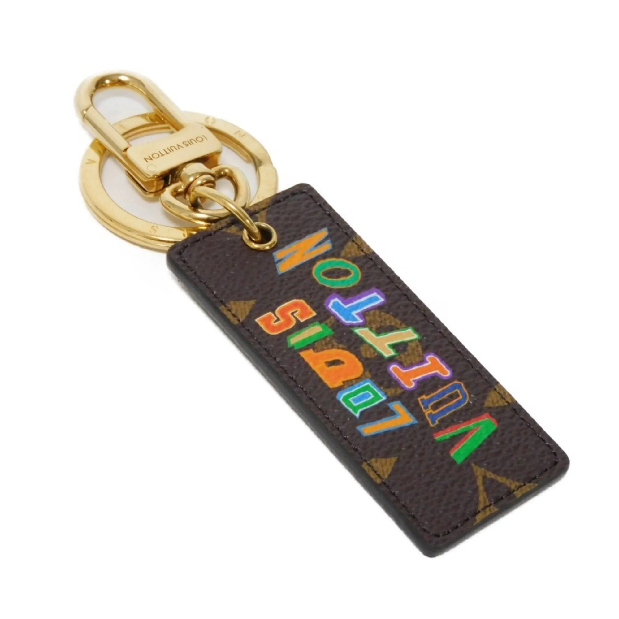 Louis Vuitton Marron Monogram Keyring (Pre-Owned)