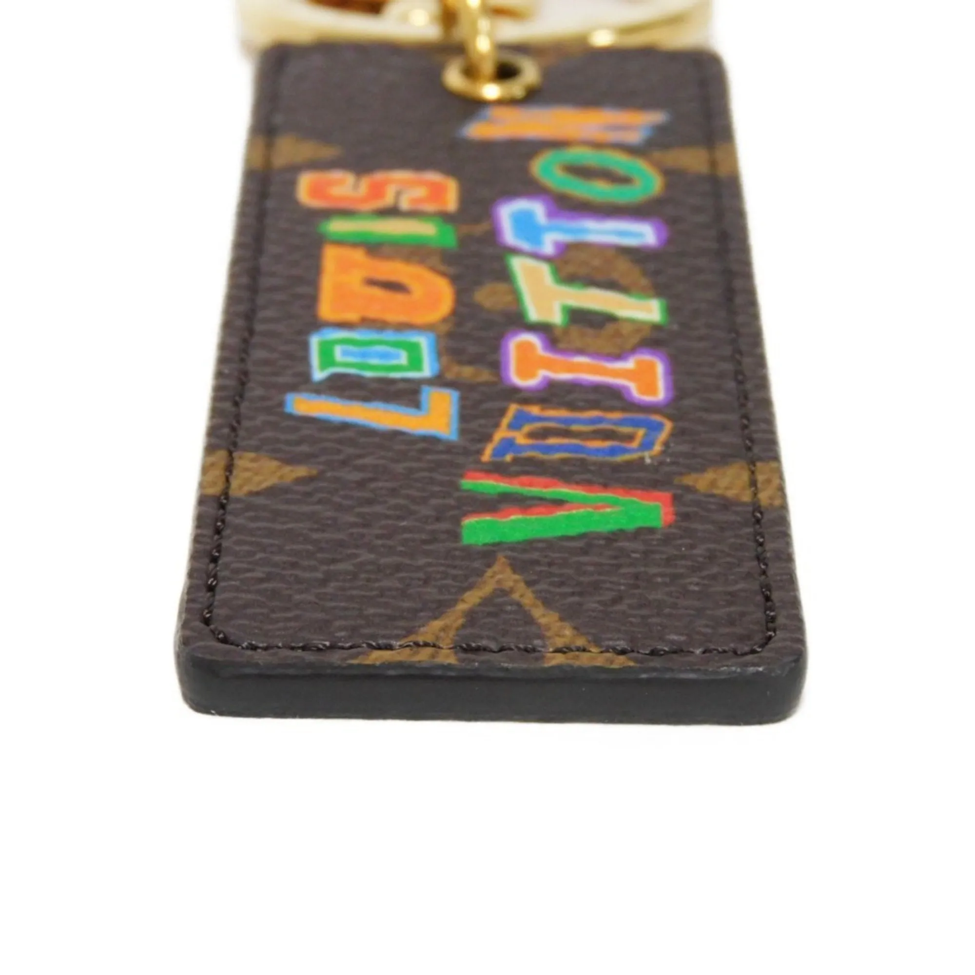 Louis Vuitton Marron Monogram Keyring (Pre-Owned)