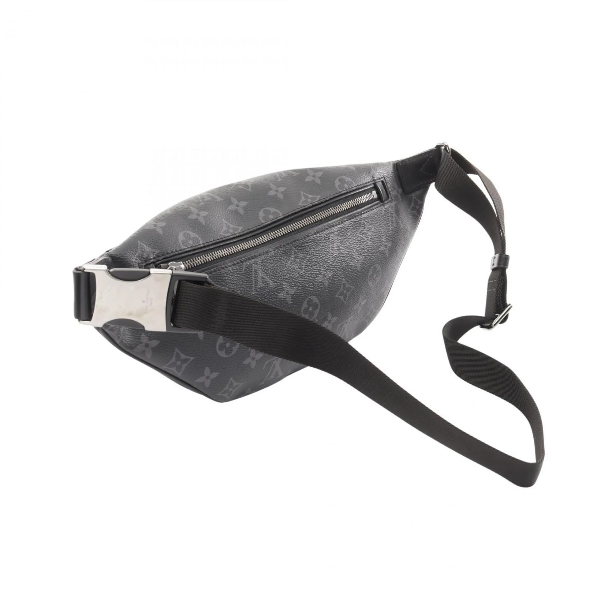 Louis Vuitton Monogram Eclipse Coated Canvas Leather Fanny Pack (Pre-Owned)