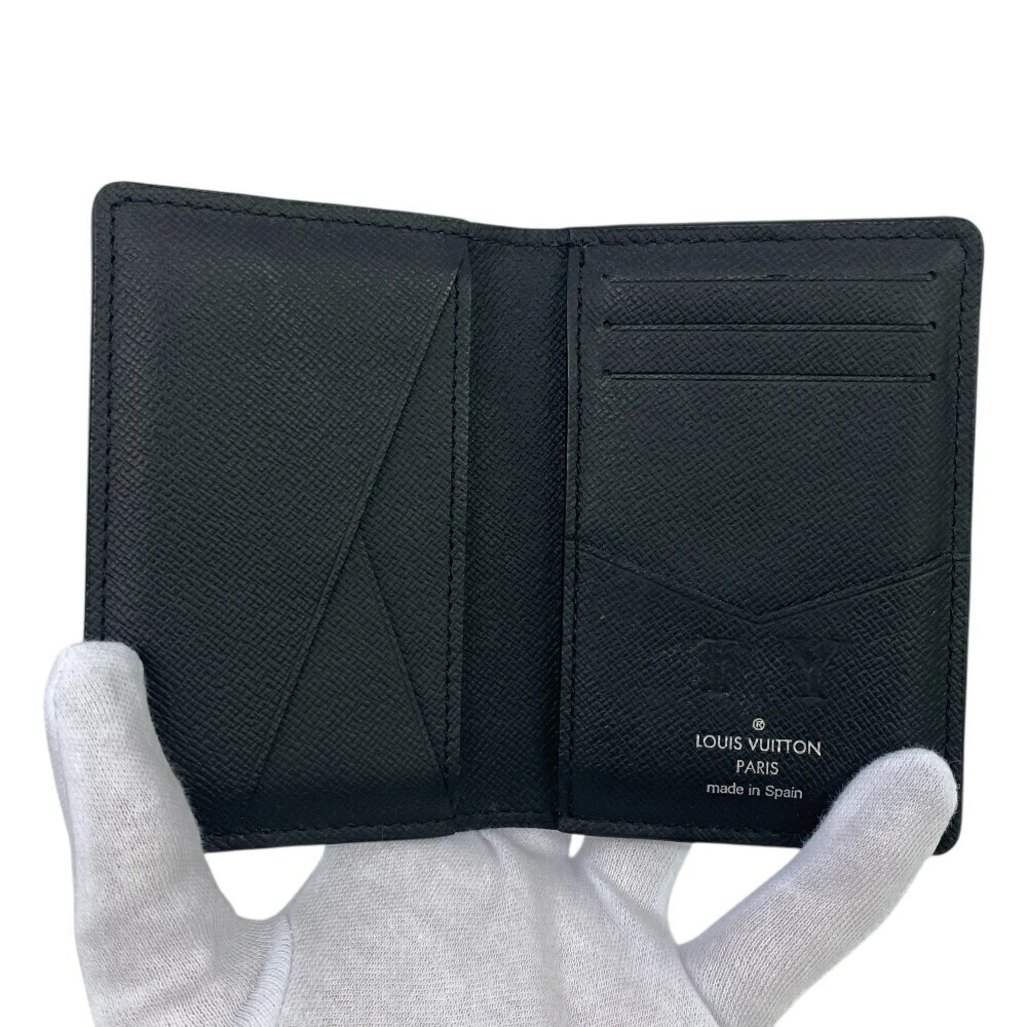 Louis Vuitton Monogram Eclipse Monogram Eclipse Leather Wallet (Bi-Fold) (Pre-Owned)
