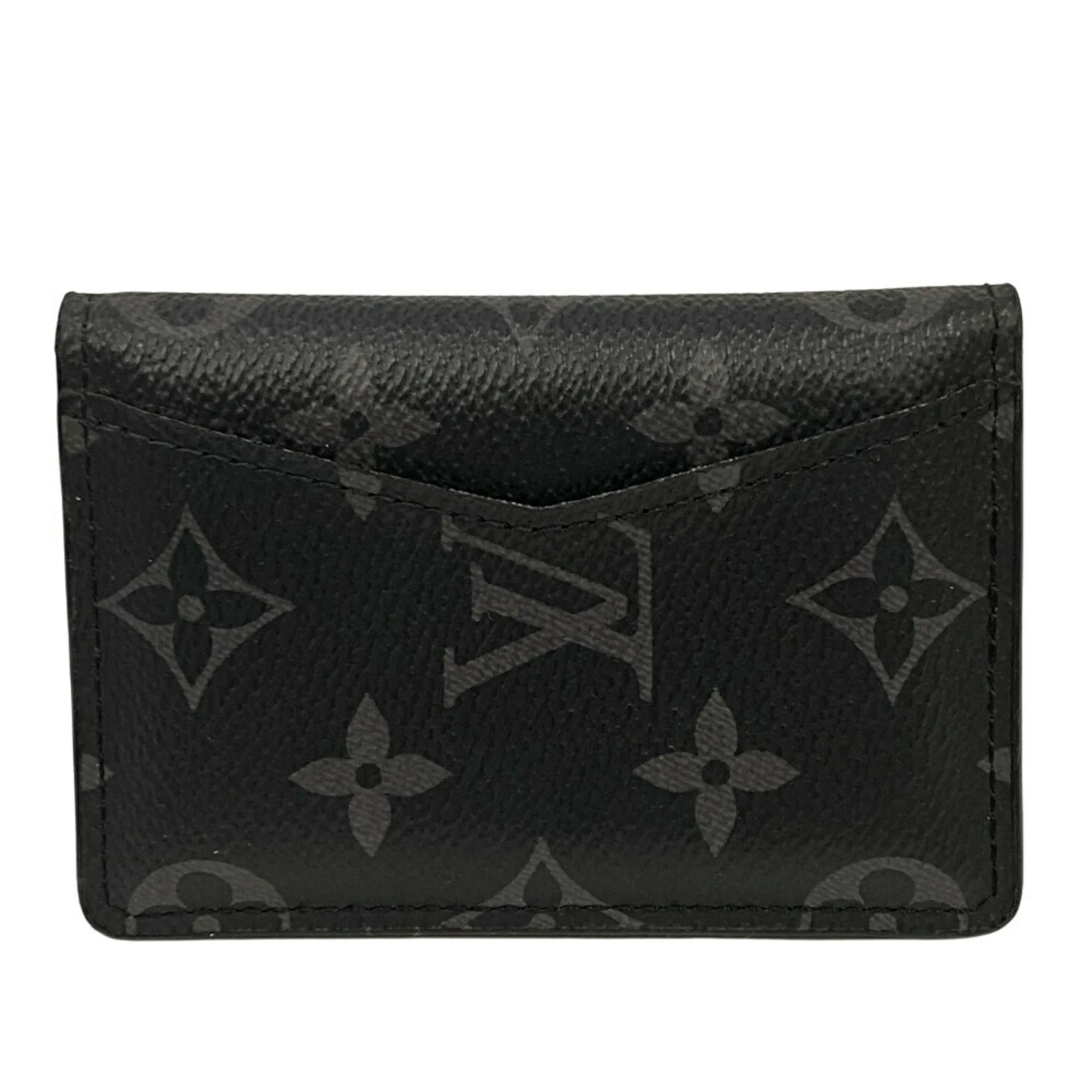 Louis Vuitton Monogram Eclipse Monogram Eclipse Leather Wallet (Bi-Fold) (Pre-Owned)