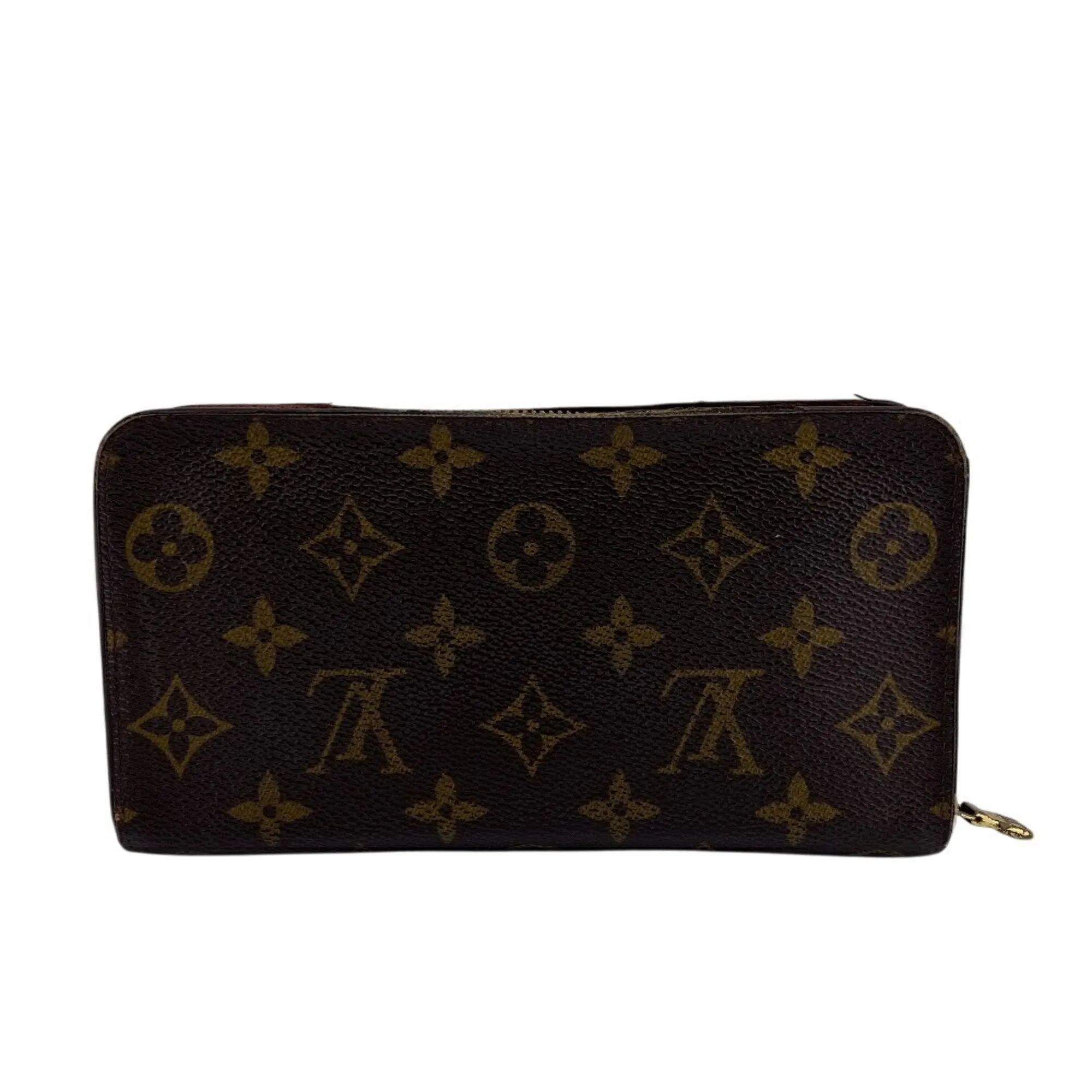 Louis Vuitton Monogram Leather Long Wallet (Bi-Fold) (Pre-Owned)