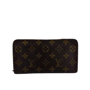 Louis Vuitton Monogram Leather Long Wallet (Bi-Fold) (Pre-Owned)