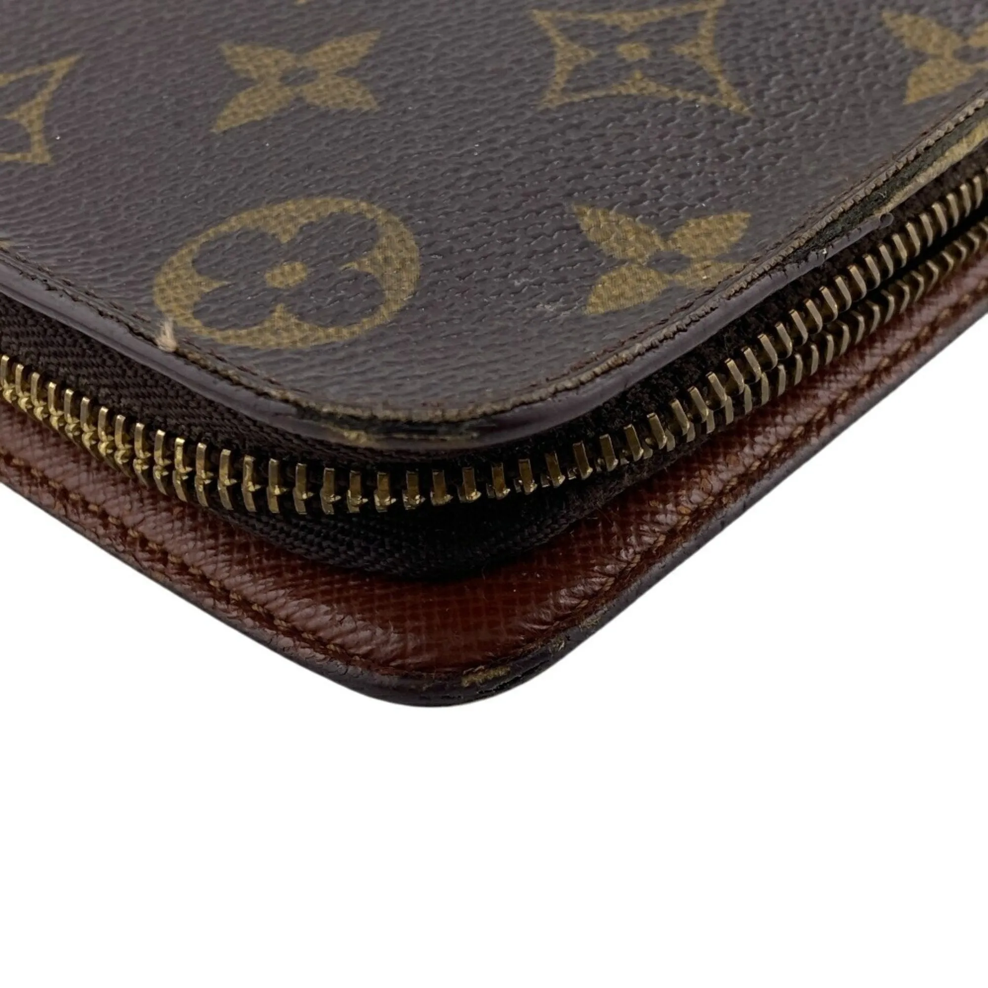 Louis Vuitton Monogram Leather Long Wallet (Bi-Fold) (Pre-Owned)