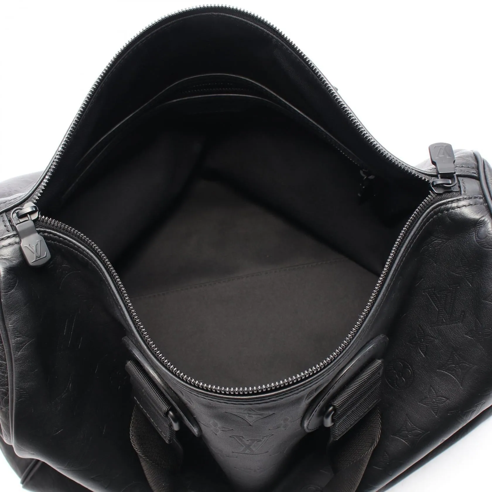 Louis Vuitton Monogram Shadow Leather Speedy Bandouliere 40 Bag