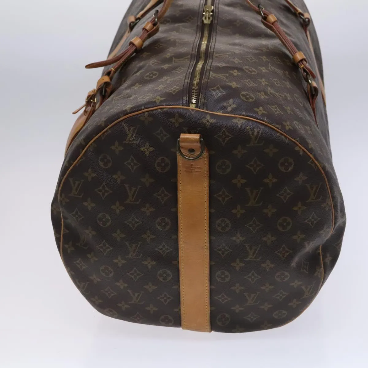 Louis Vuitton Sac Polochon Canvas Travel Bag (Pre-Owned)