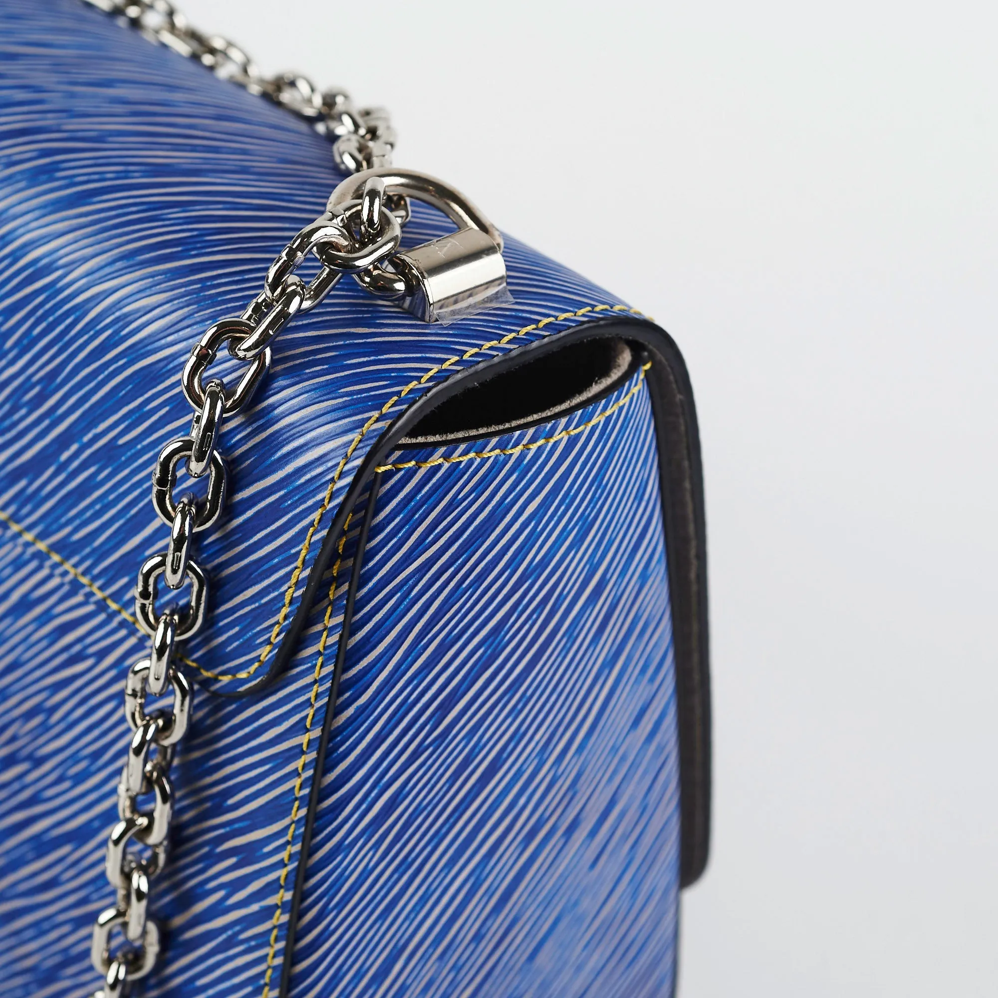 Louis Vuitton Twist MM Blue Shoulder Bag