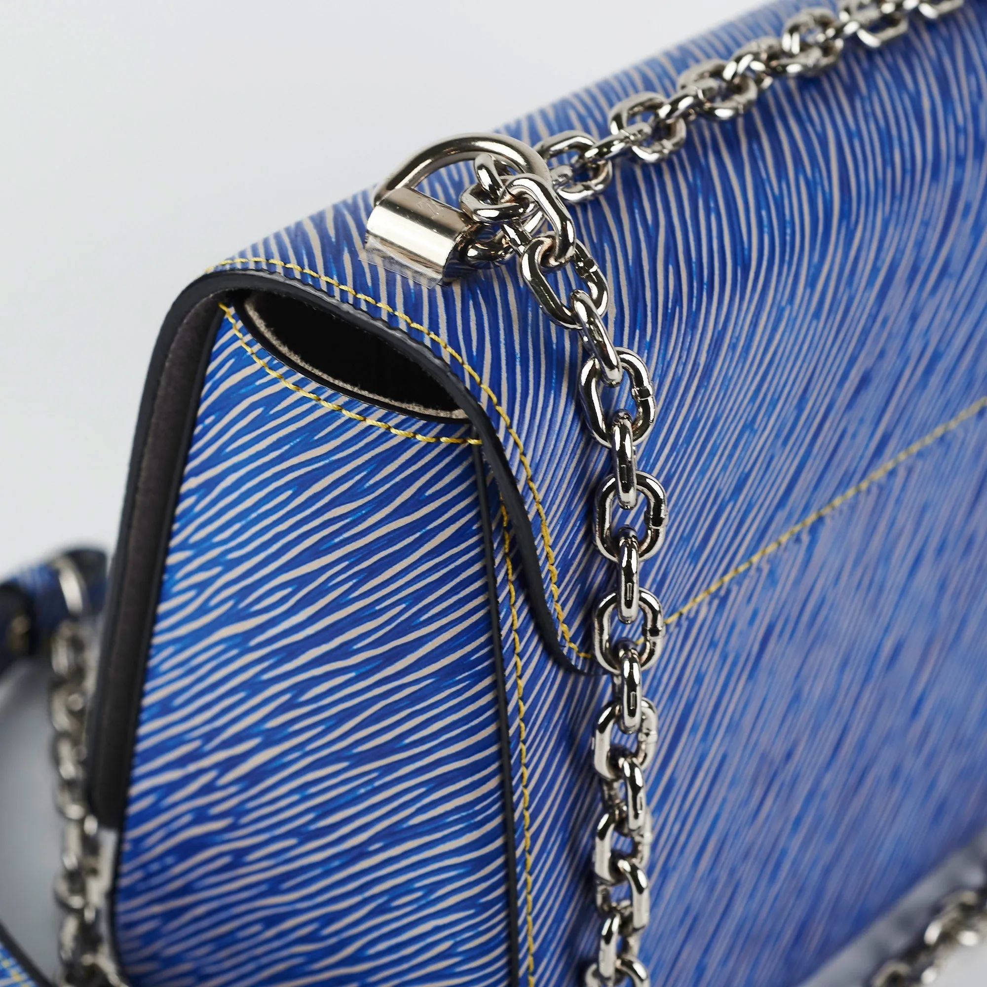 Louis Vuitton Twist MM Blue Shoulder Bag