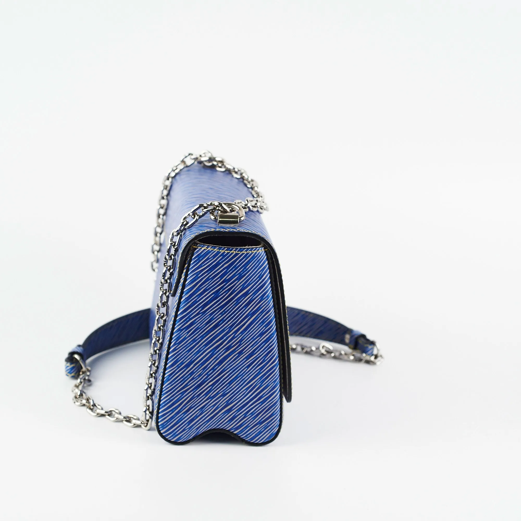 Louis Vuitton Twist MM Blue Shoulder Bag