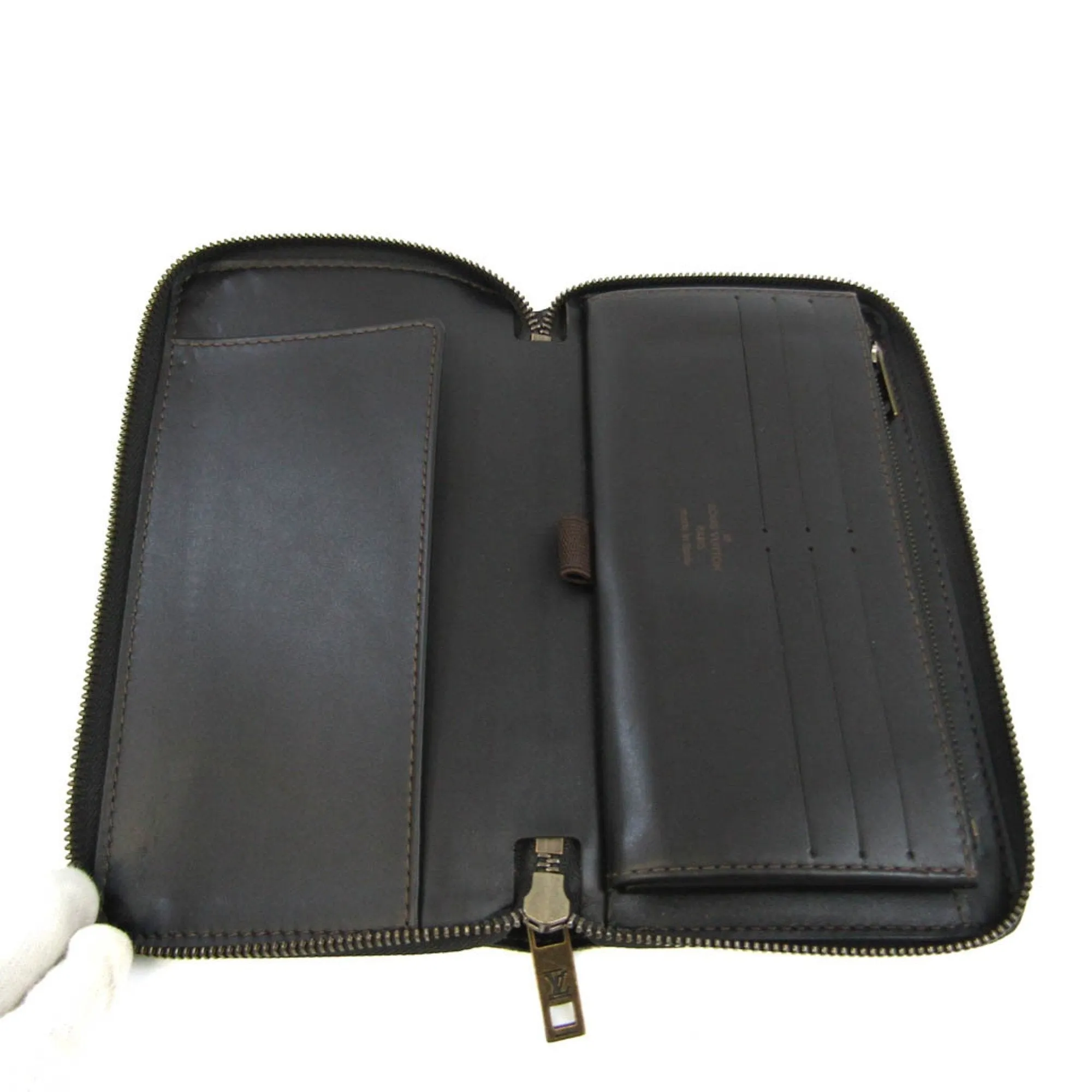 Louis Vuitton Utah Utah Leather Long Wallet (Bi-Fold) (Pre-Owned)