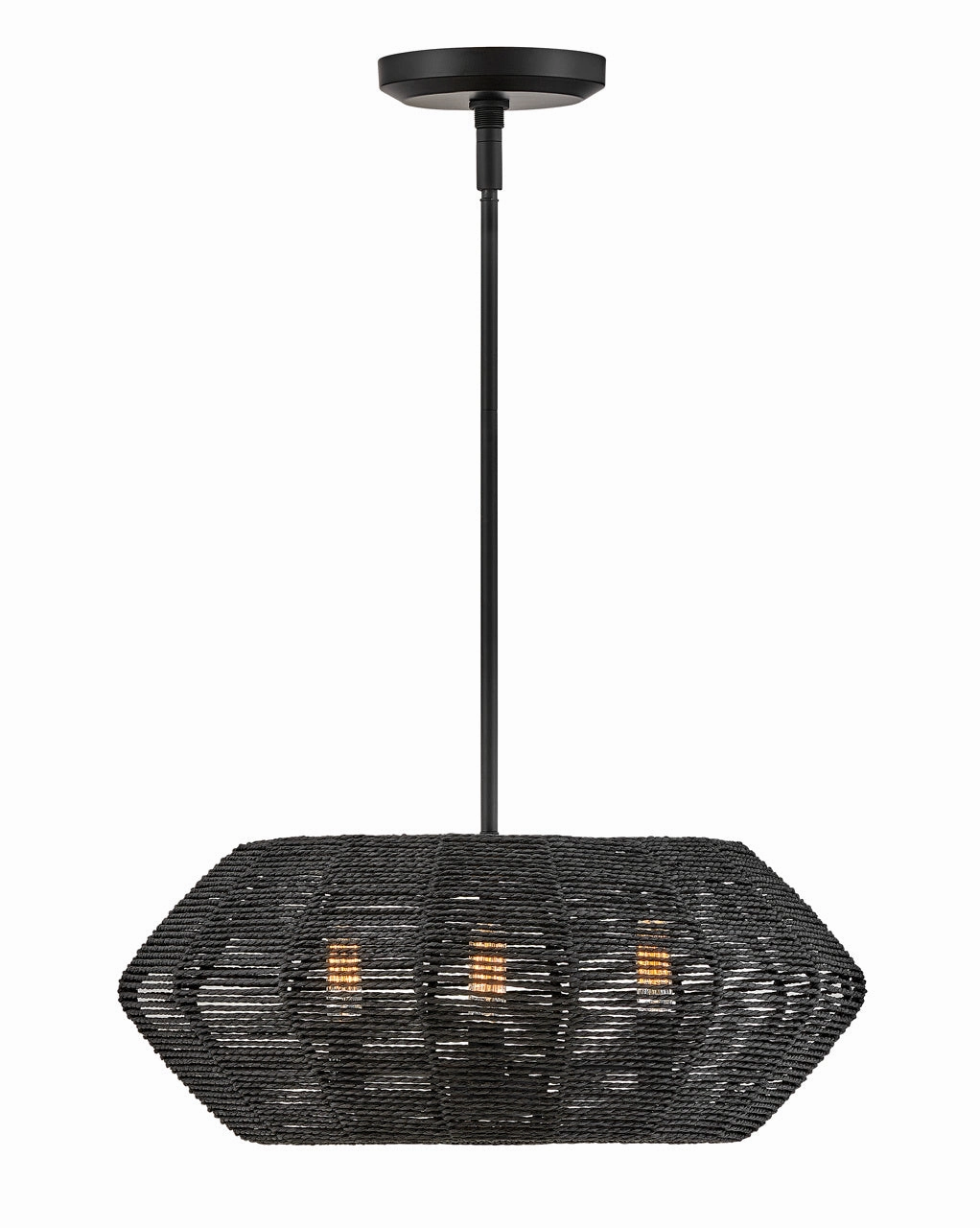 Luca LED Chandelier in Black Modern Ceiling Lights shop