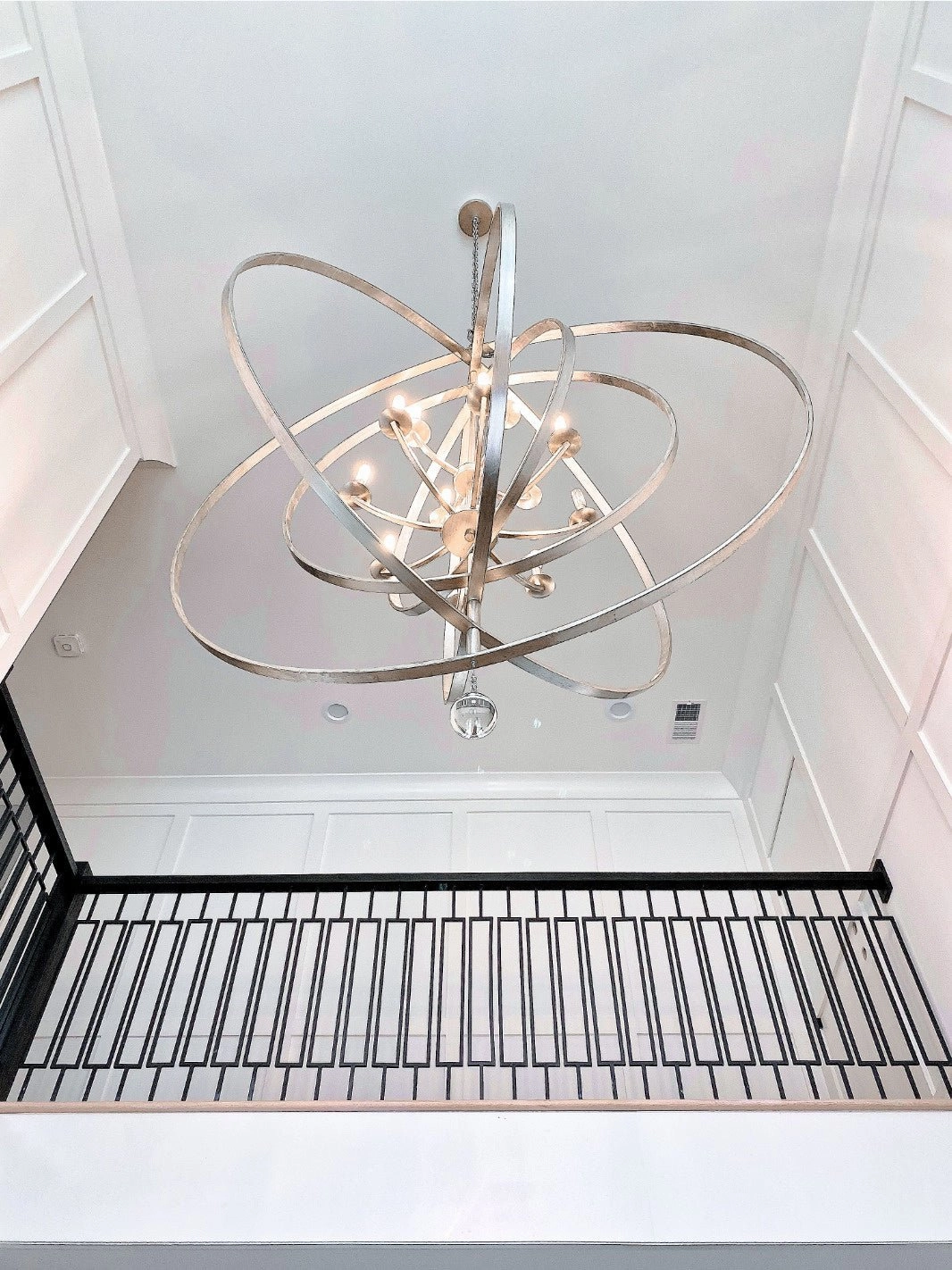 Luna 12 Light Chandelier Antique Silver Designer Ceiling Lights for less