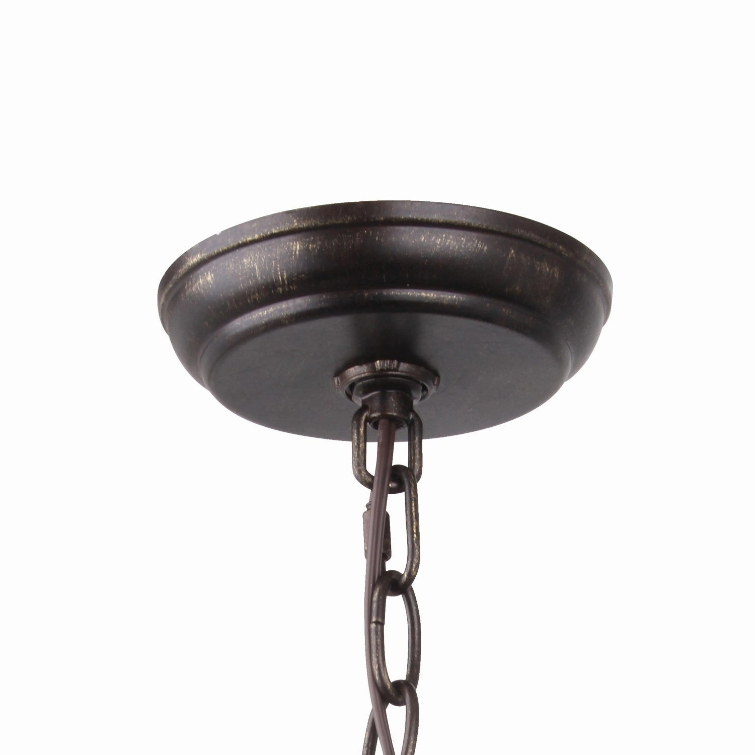 Luna Nine Light Chandelier English Bronze   Antique Gold Designer Ceiling Lights for less