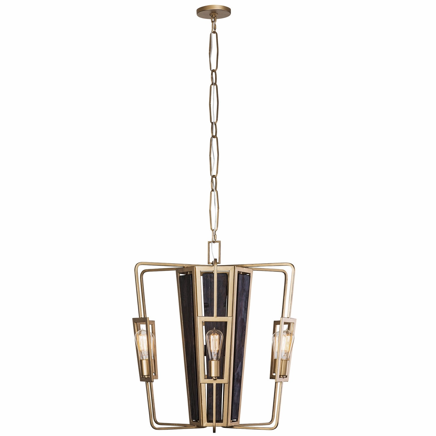 Madeira Six Light Chandelier Rustic Gold Energy-saving Ceiling Lights store
