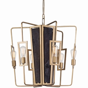 Madeira Six Light Chandelier Rustic Gold Ceiling Lights Lighting best price