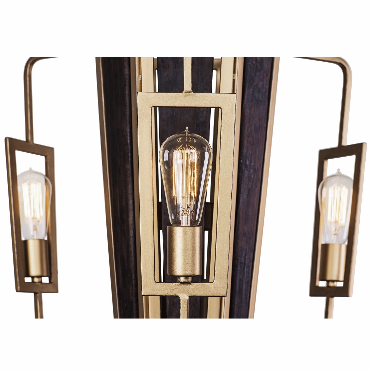 Madeira Three Light Chandelier Rustic Gold Energy-saving Ceiling Lights store