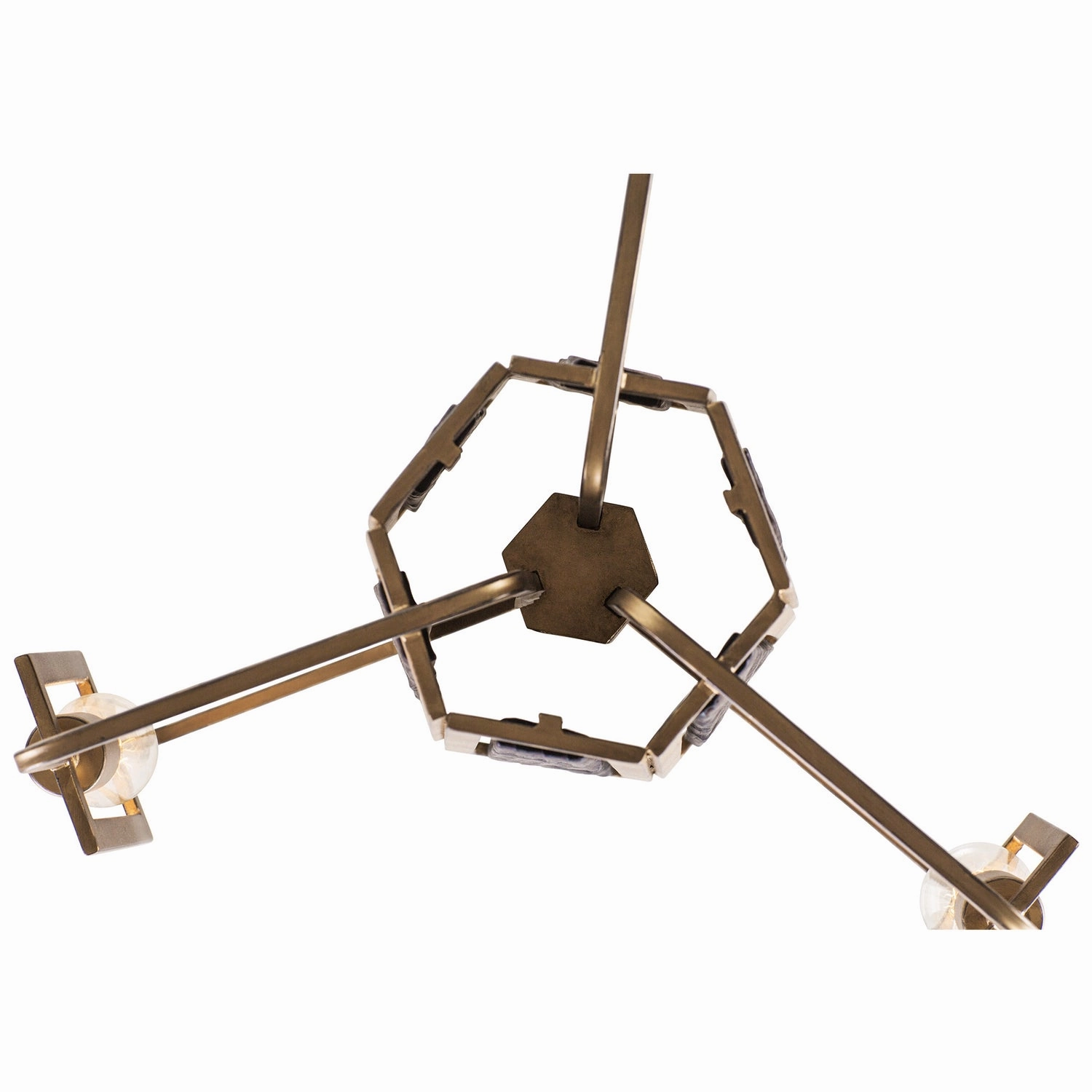 Madeira Three Light Chandelier Rustic Gold Energy-saving Ceiling Lights store