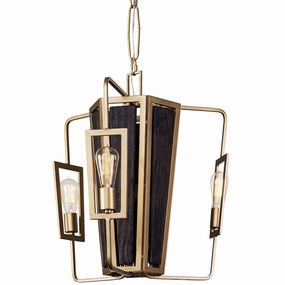 Madeira Three Light Chandelier Rustic Gold Ceiling Lights Lighting best price