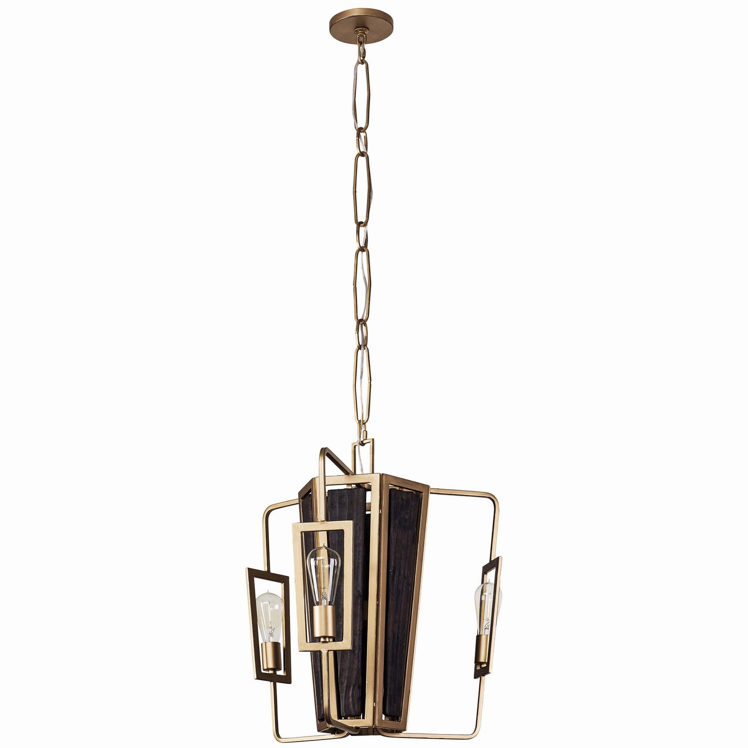 Madeira Three Light Chandelier Rustic Gold Energy-saving Ceiling Lights store