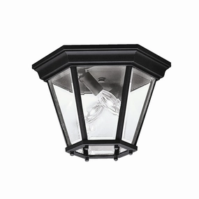 Madison Two Light Outdoor Ceiling Mount Black Outdoor Ceiling Mount Lighting hot sale