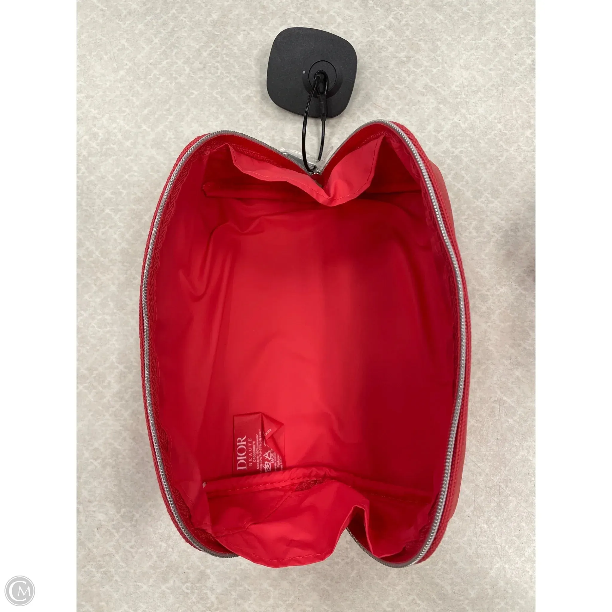 Makeup Bag Luxury Designer By Dior, Size: Medium