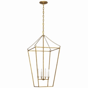 Malloy LED Lantern Gilded Iron Ceiling Lights Lighting cheap deals