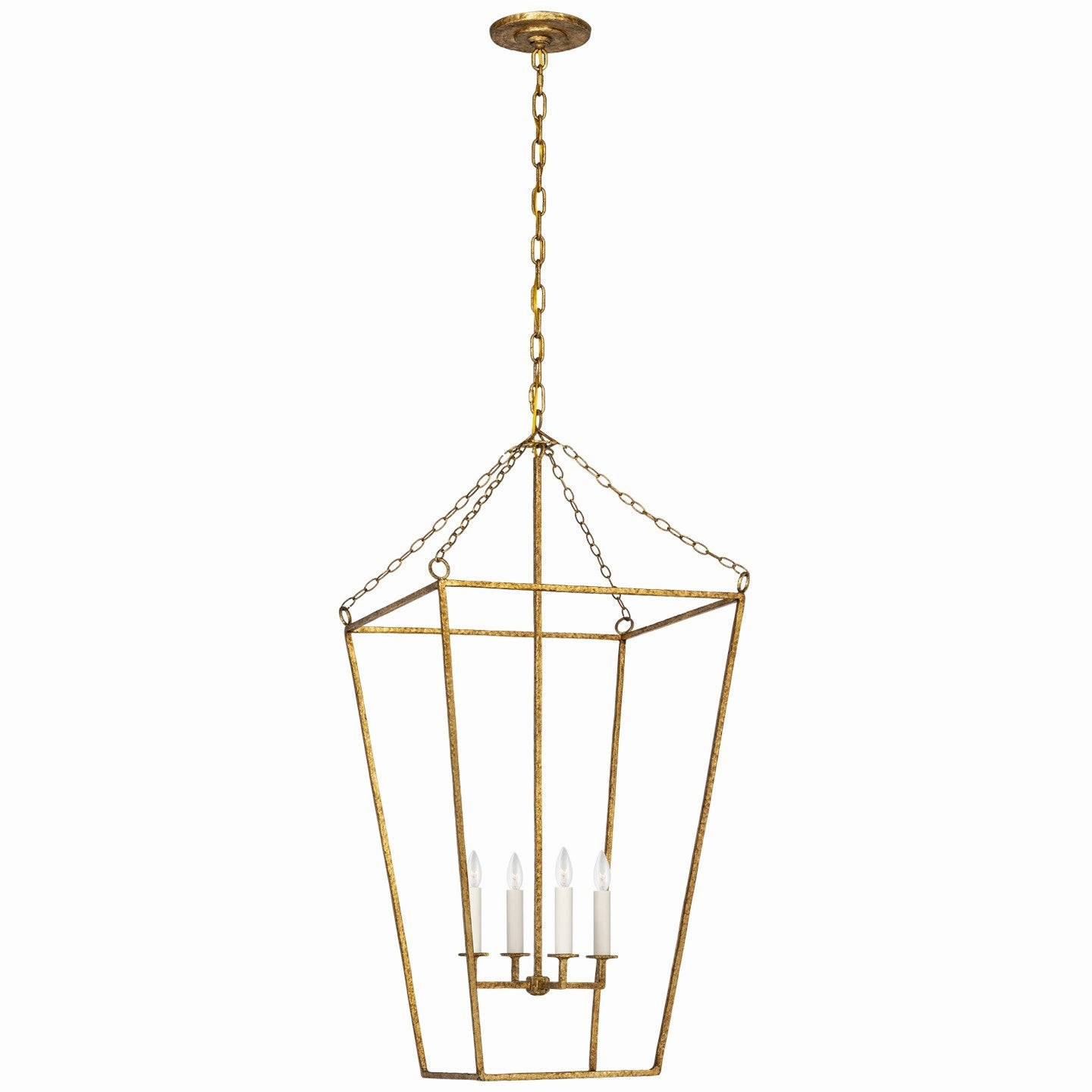 Malloy LED Lantern Gilded Iron Ceiling Lights Lighting cheap deals