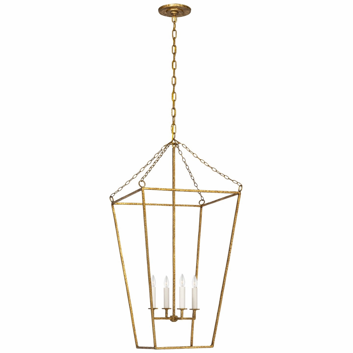 Malloy LED Lantern Gilded Iron Cheap Ceiling Lights available