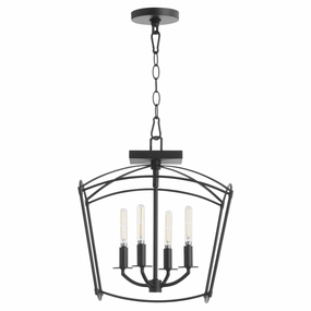 Mantle Four Light Dual Mount Matte Black Ceiling Lights Lighting cheap deals