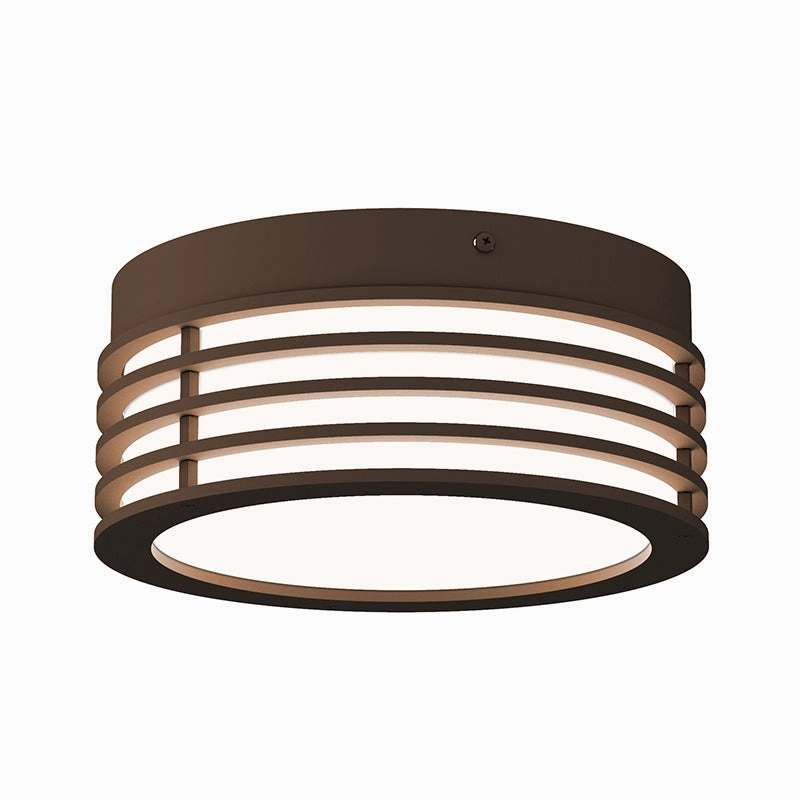 Marue LED Surface Mount Textured Bronze Outdoor Ceiling Mount Lighting hot sale