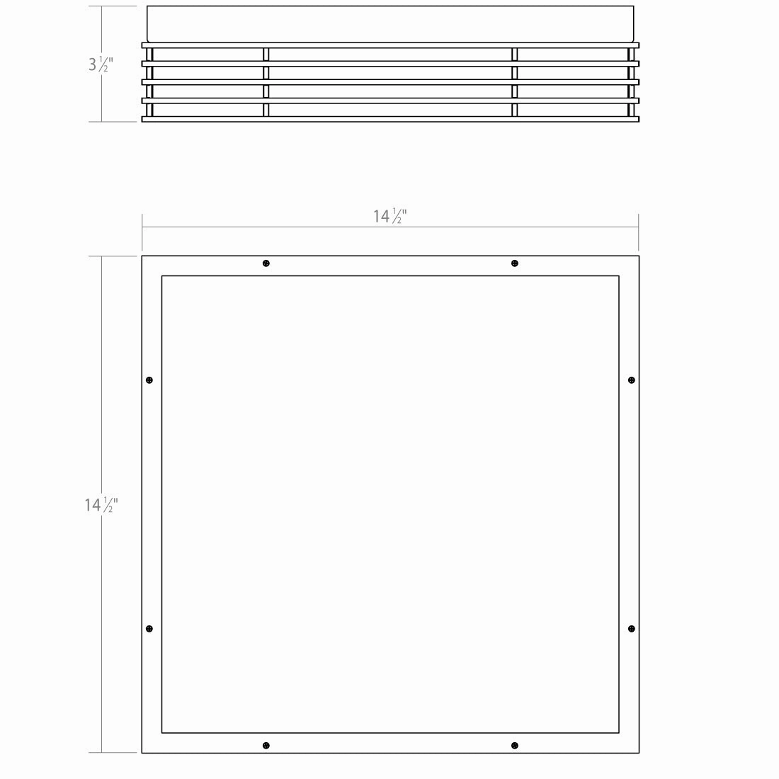 Marue LED Surface Mount Textured Gray Exterior Ceiling Lights markdown
