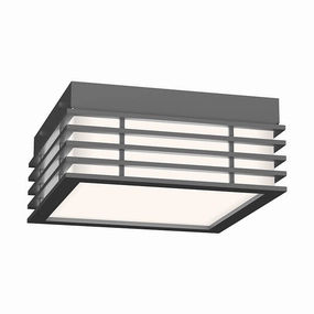 Marue LED Surface Mount Textured Gray Outdoor Ceiling Mount Lighting hot sale
