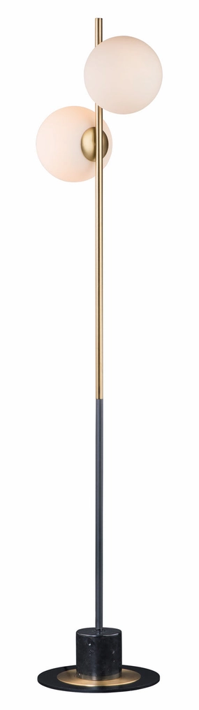 Maxim Lighting 26039SWSBRBK Modern Vesper Lamp Satin Brass / Black Buy Lamps cheap online