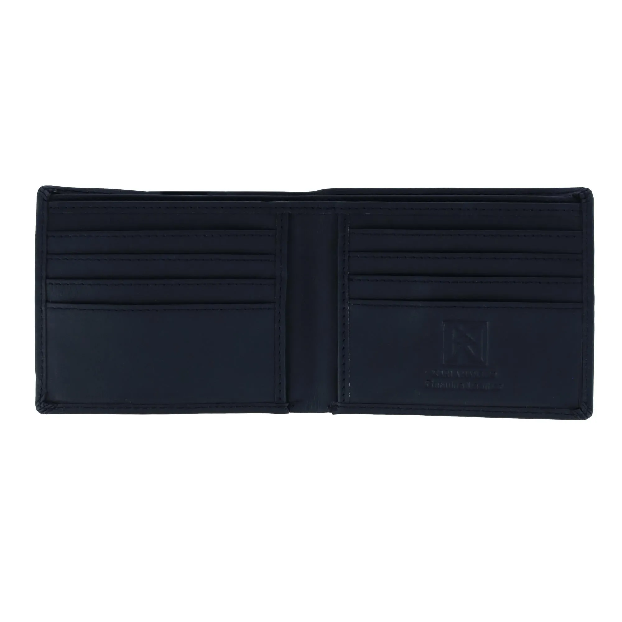 Men's Buffalo Embossed Leather Bifold Wallet