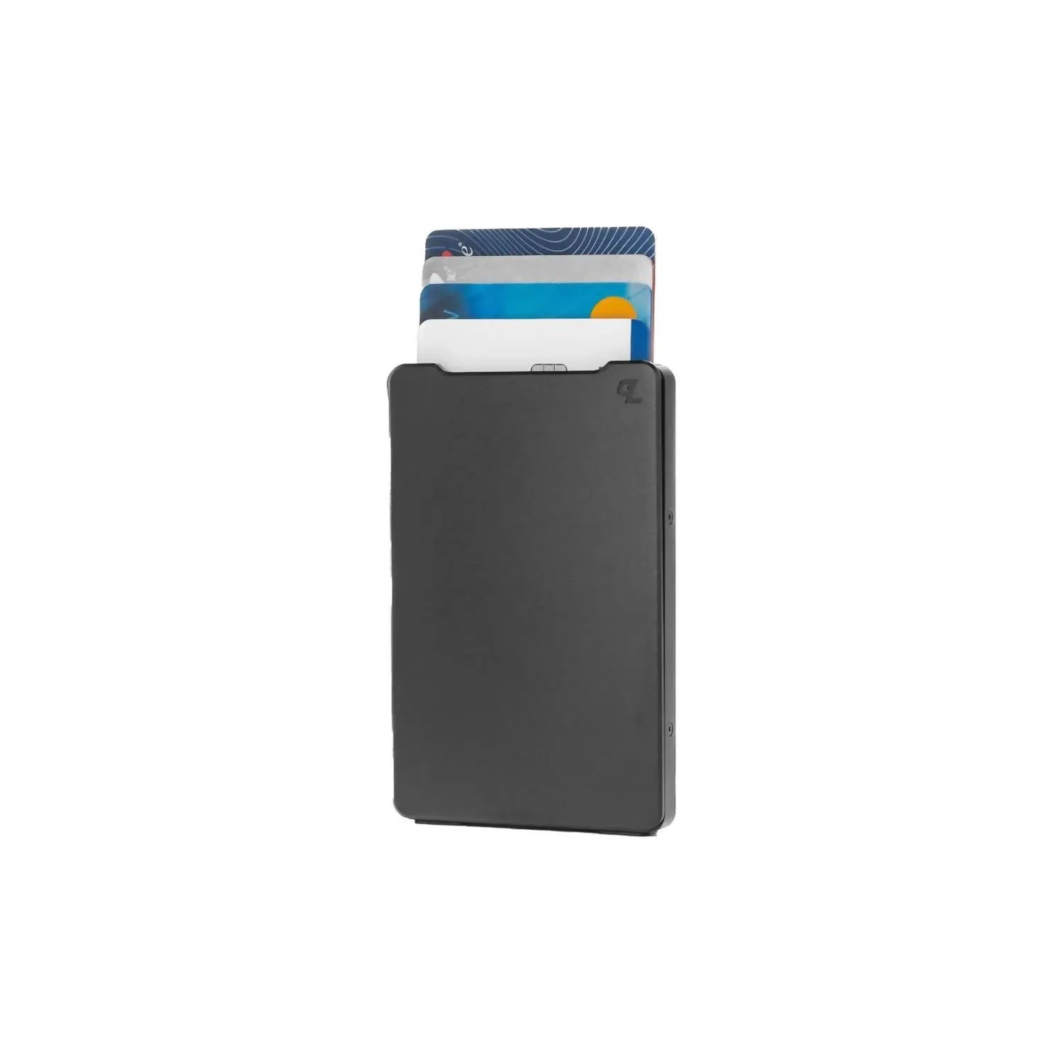 Men's Groove Wallet In Midnight Black