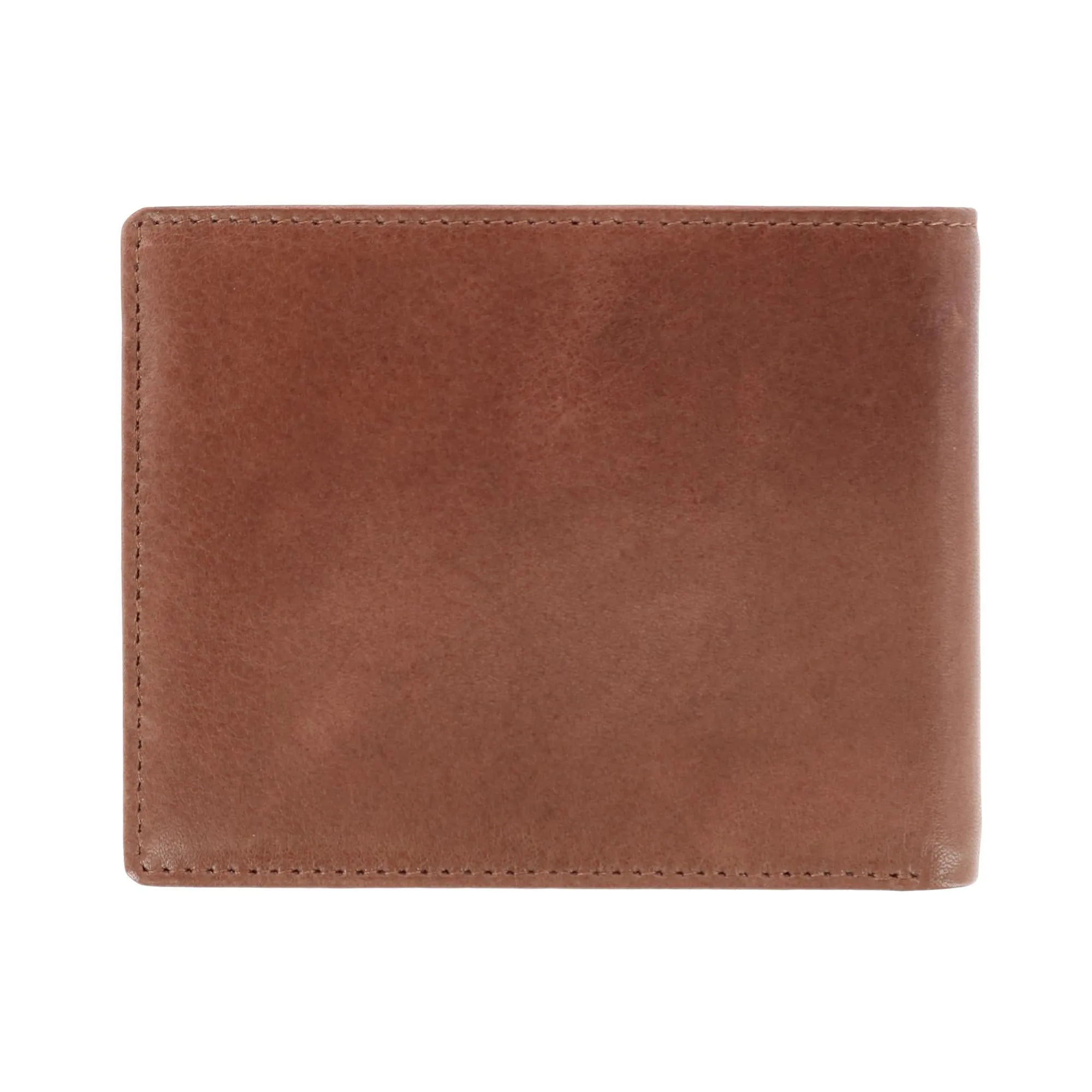 Men's Leather Bellagio RFID Bifold Wallet with Zipper Coin Pocket