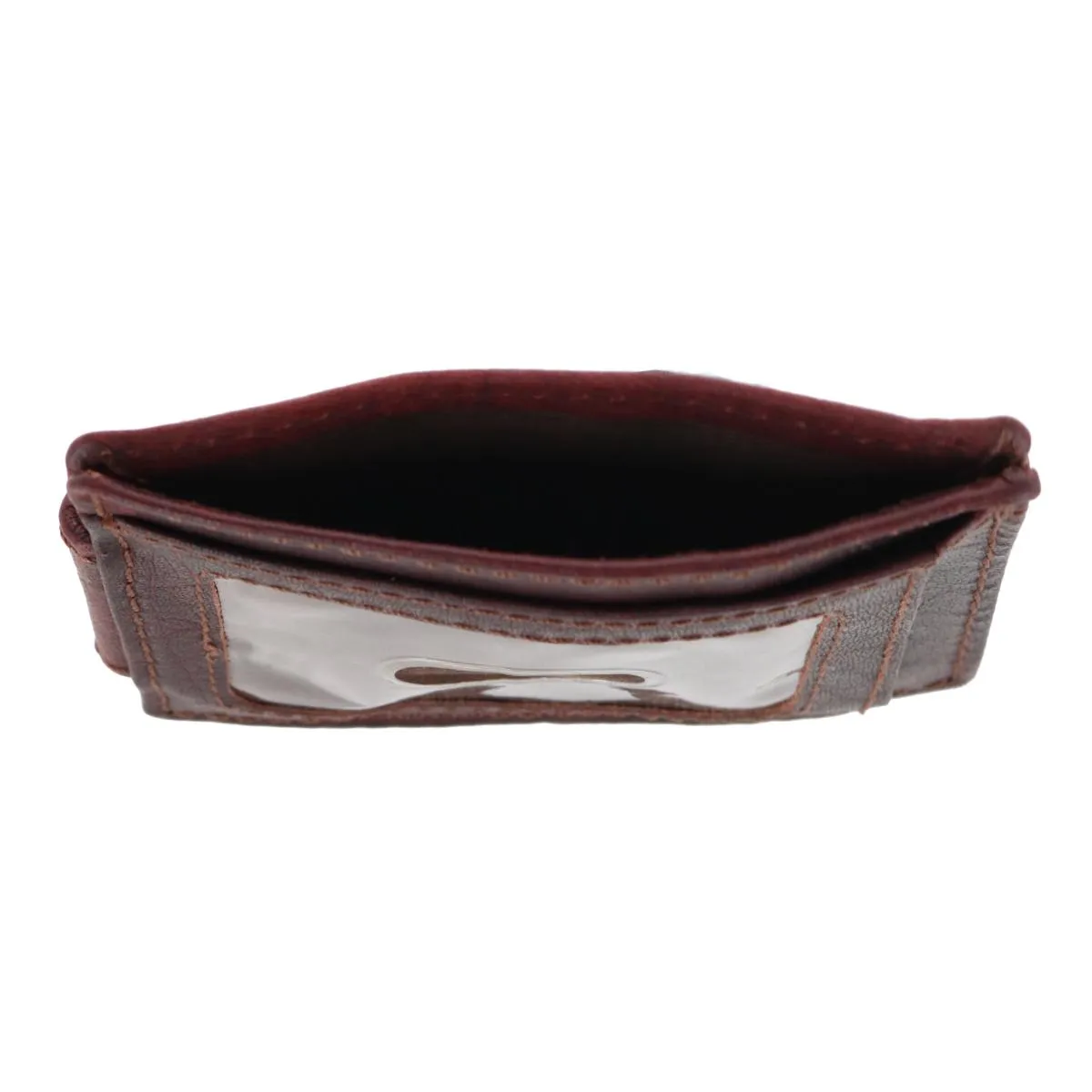 Men's Leather Front Pocket Money Clip
