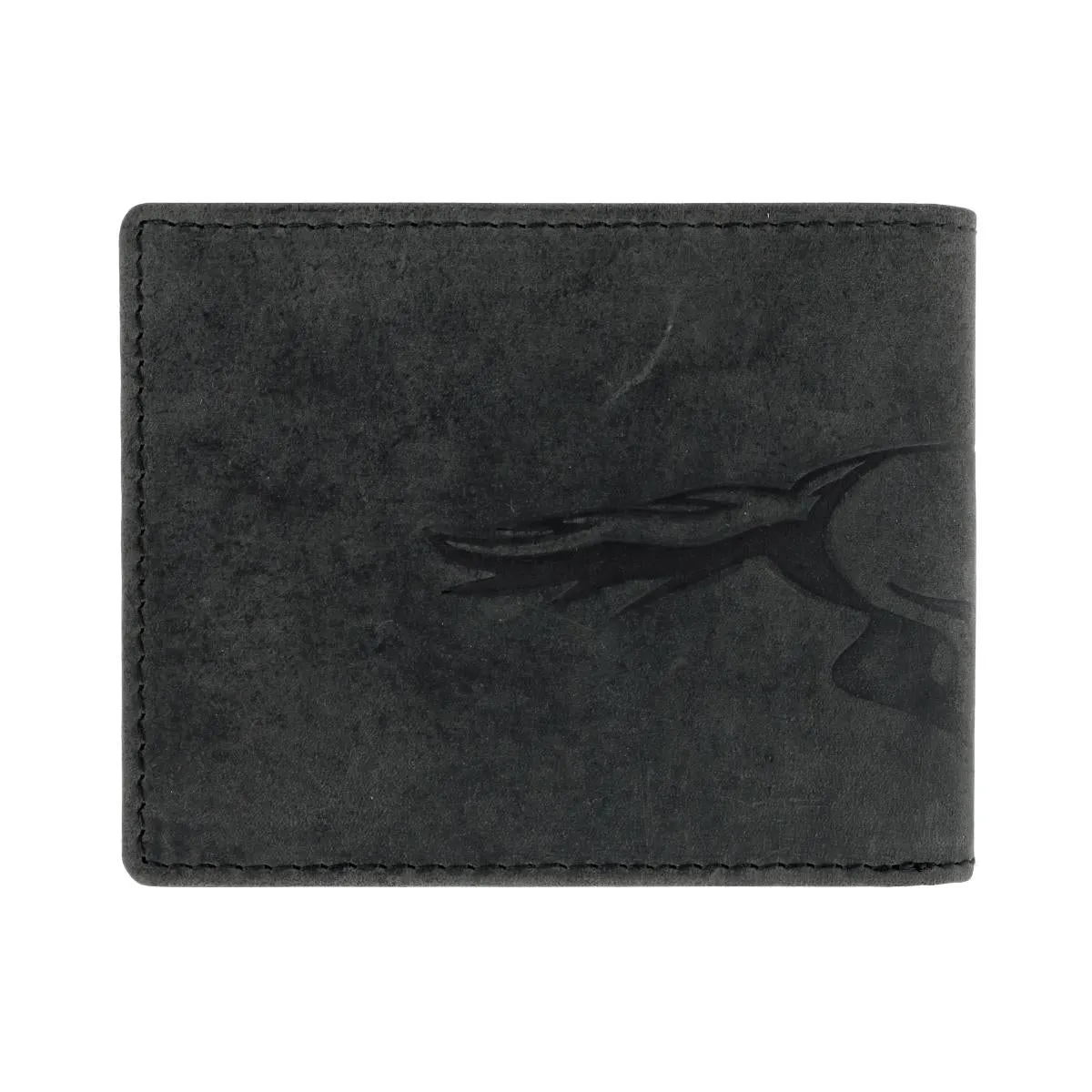 Men's Leather Horse Embossed Bifold Wallet