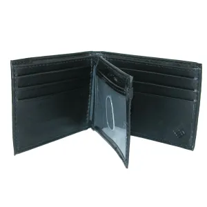 Men's Leather RFID Protected Extra Capacity Slim Bifold Wallet