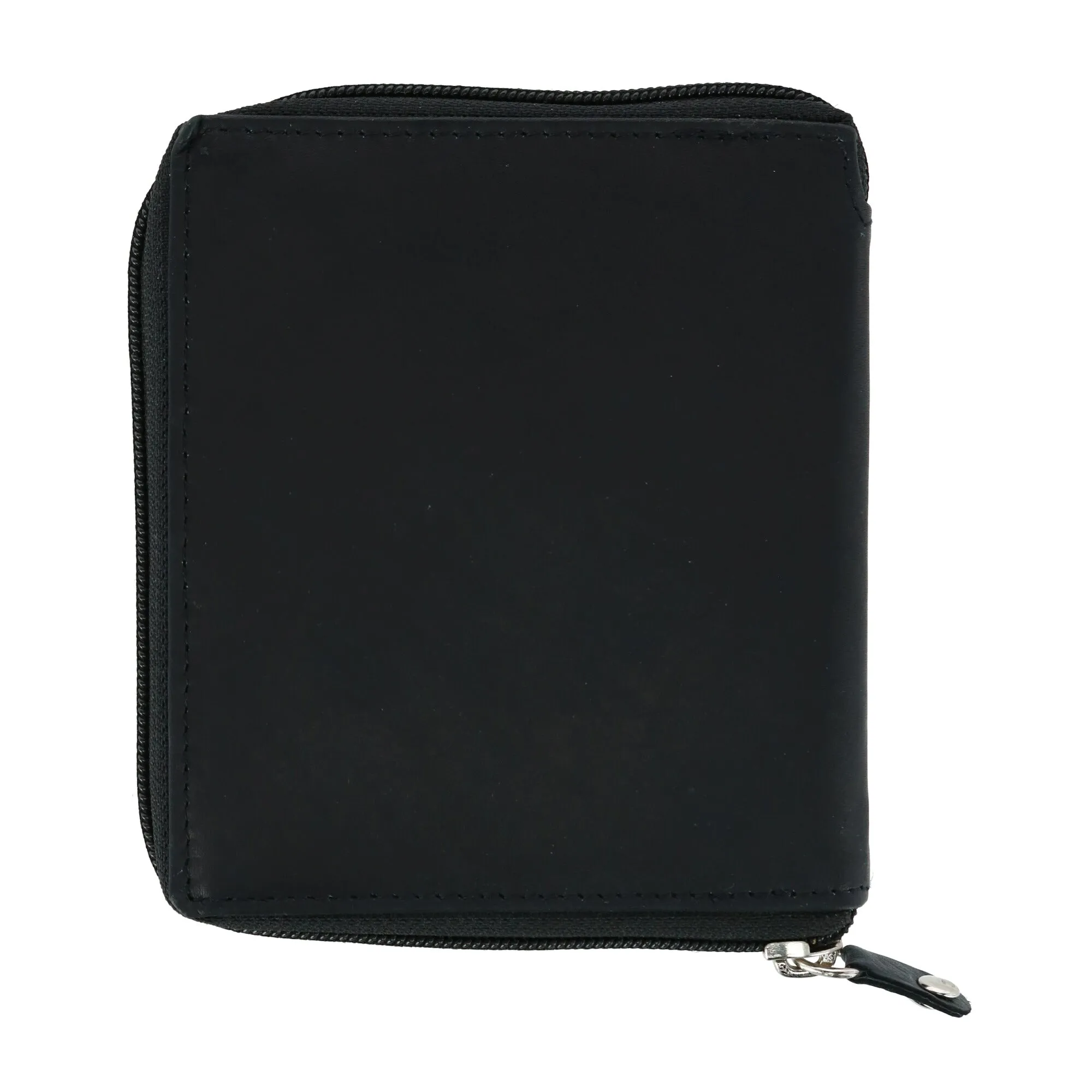 Men's Leather Zip-Around European Wallet