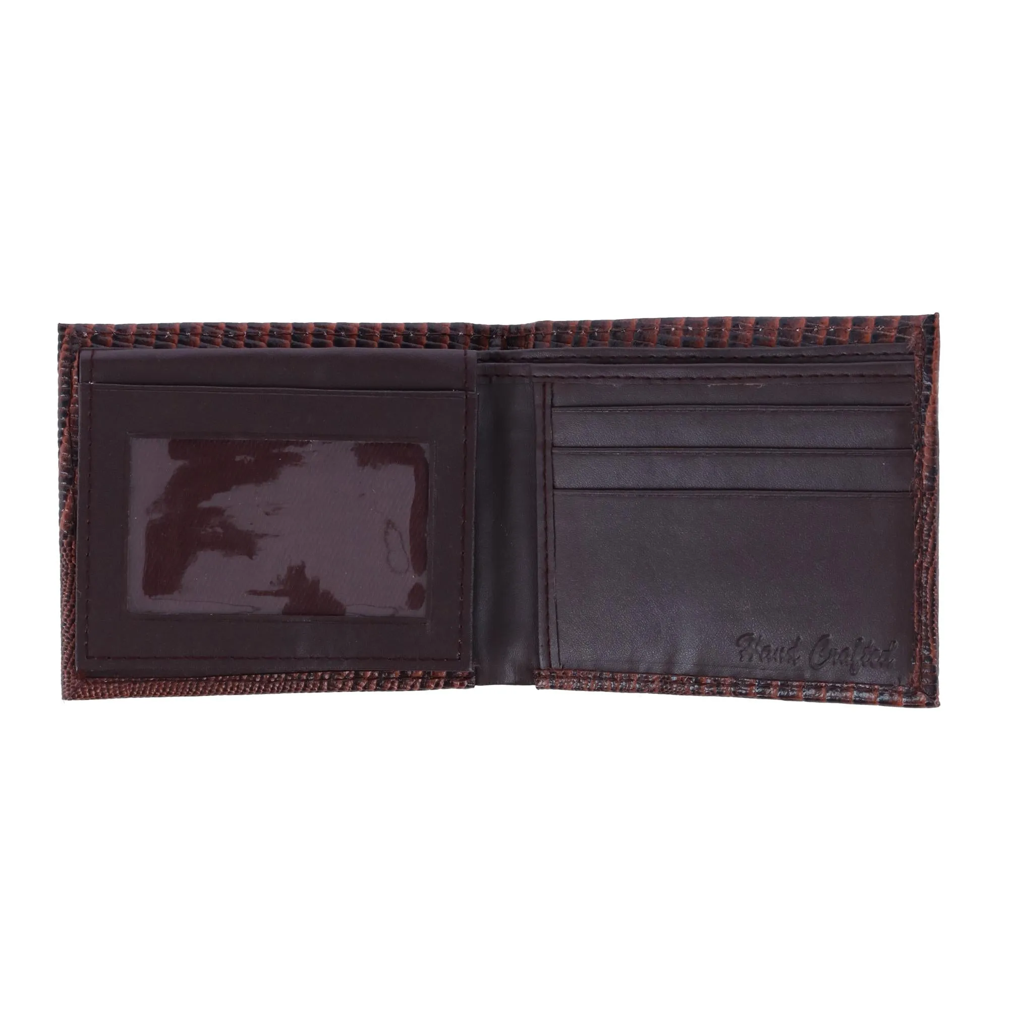 Men's Lizard Print Bifold Wallet