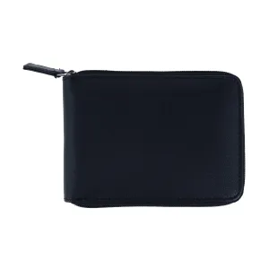 Men's RFID Nappa Leather Zip Around Billfold Wallet