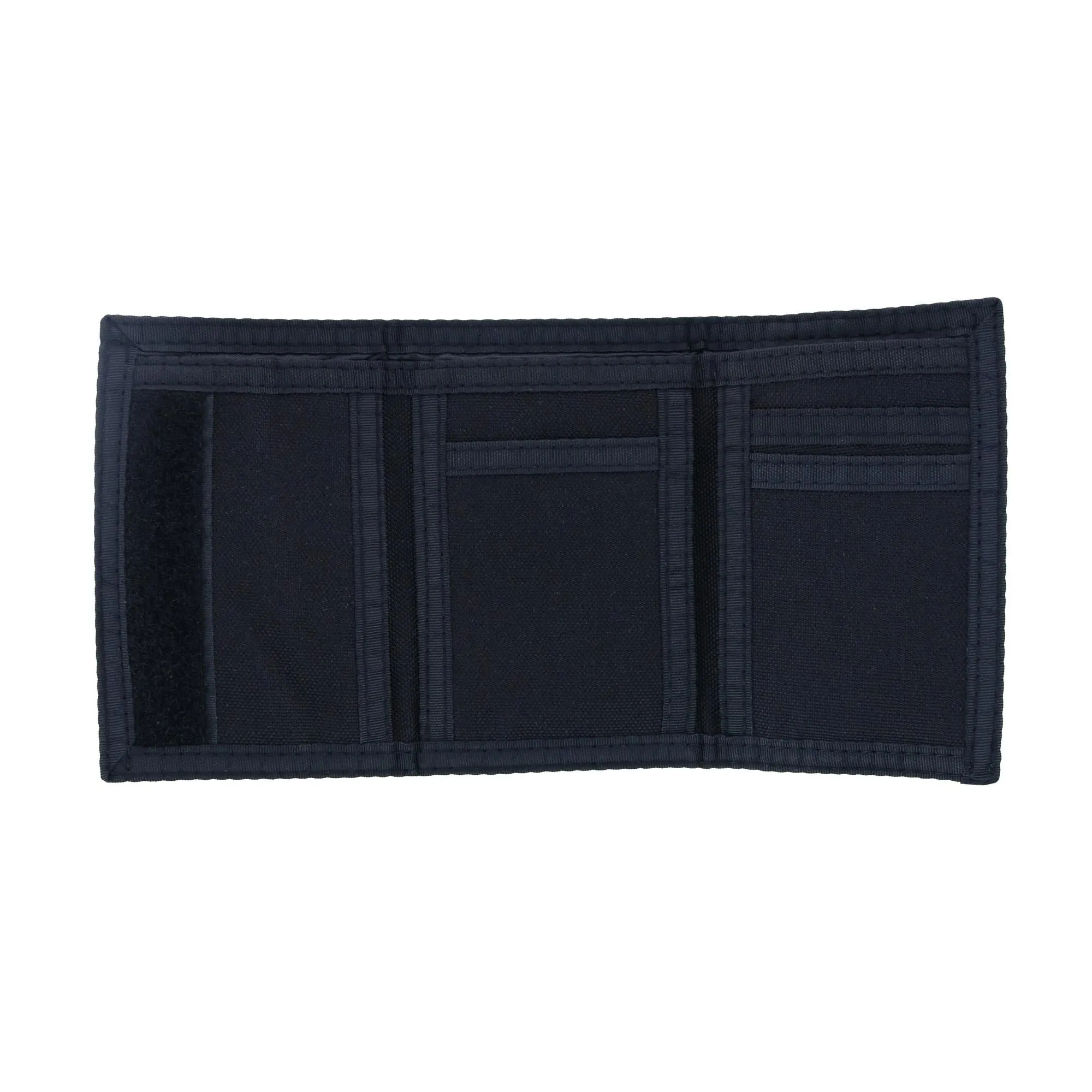 Men's Trifold Wallet with Hook and Loop Closure